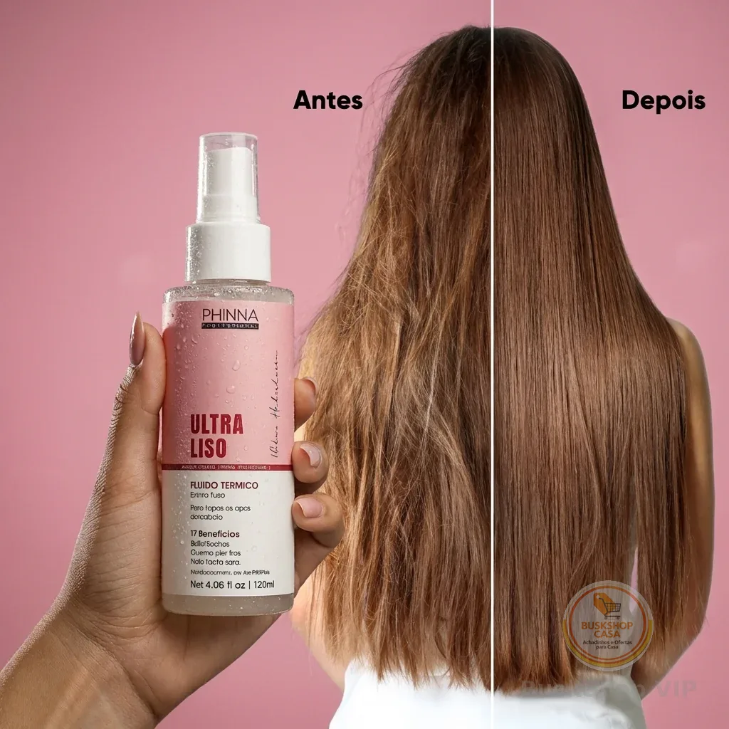 Protetor Térmico Ultra Liso Brilho e Antifrizz 120mL
