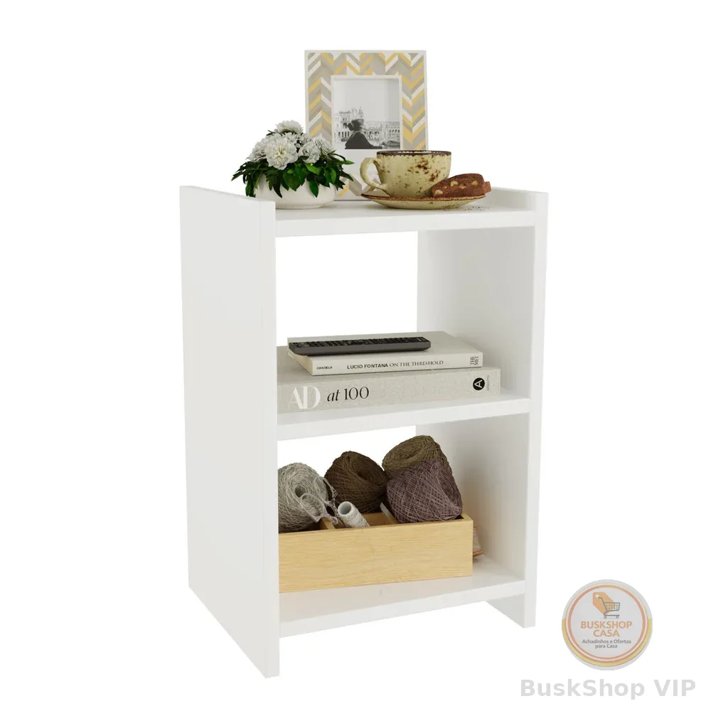 Mesa de Cabeceira Retro para Quarto Casal ou Solteiro Nicho Decoração América