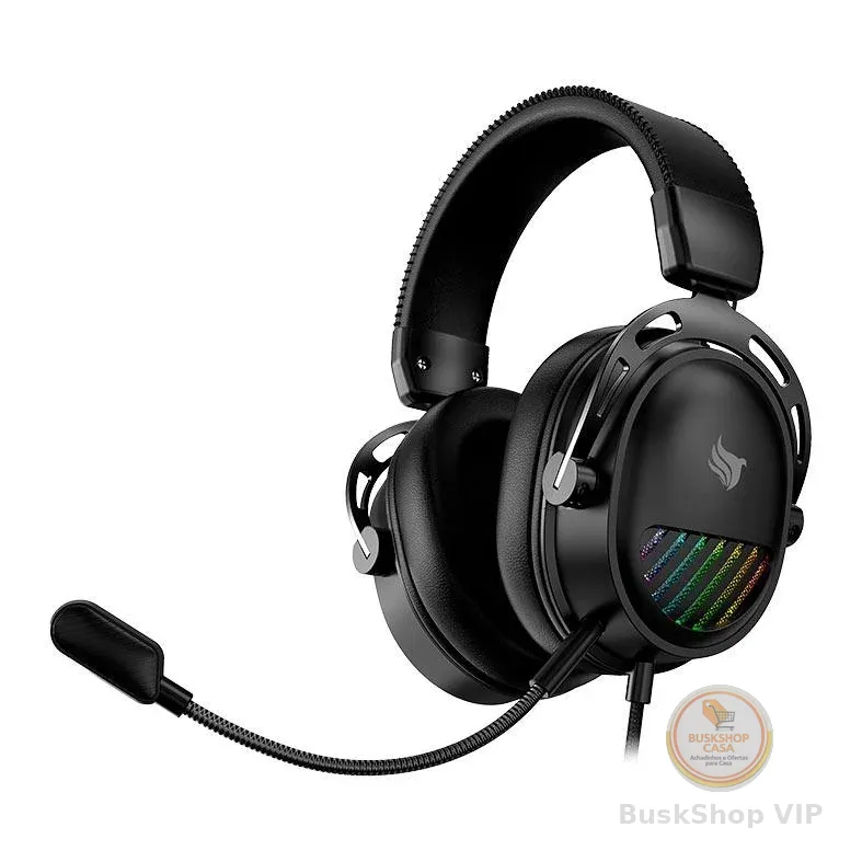 Headset Gamer Pichau Azuris Pro 7.1, Drivers 50mm, Preto, PCH-AZRP-BL01 + de 20 vendas recentemente
