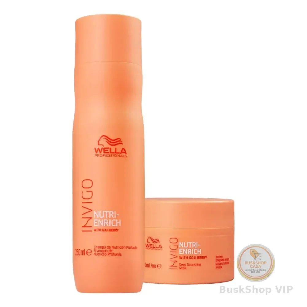 🛍️ Kit Wella Professionals Invigo Nutri-enrich Shampoo Máscara