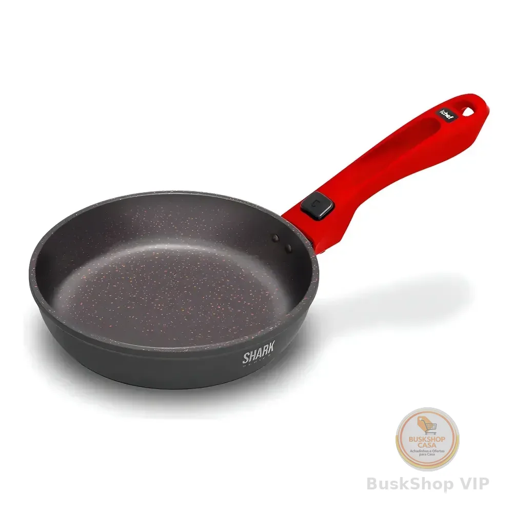 🛍️ Panela Ichef Polishop - Sauté Petit - 20cm - Shark  Series Cor Vermelho