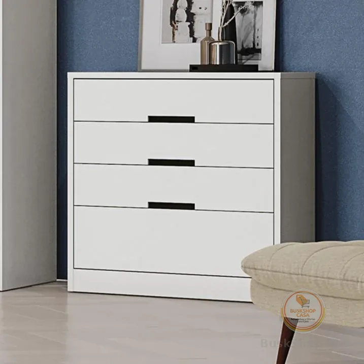 🛍️ Cômoda Kappesberg 4 Gavetas Branco S824