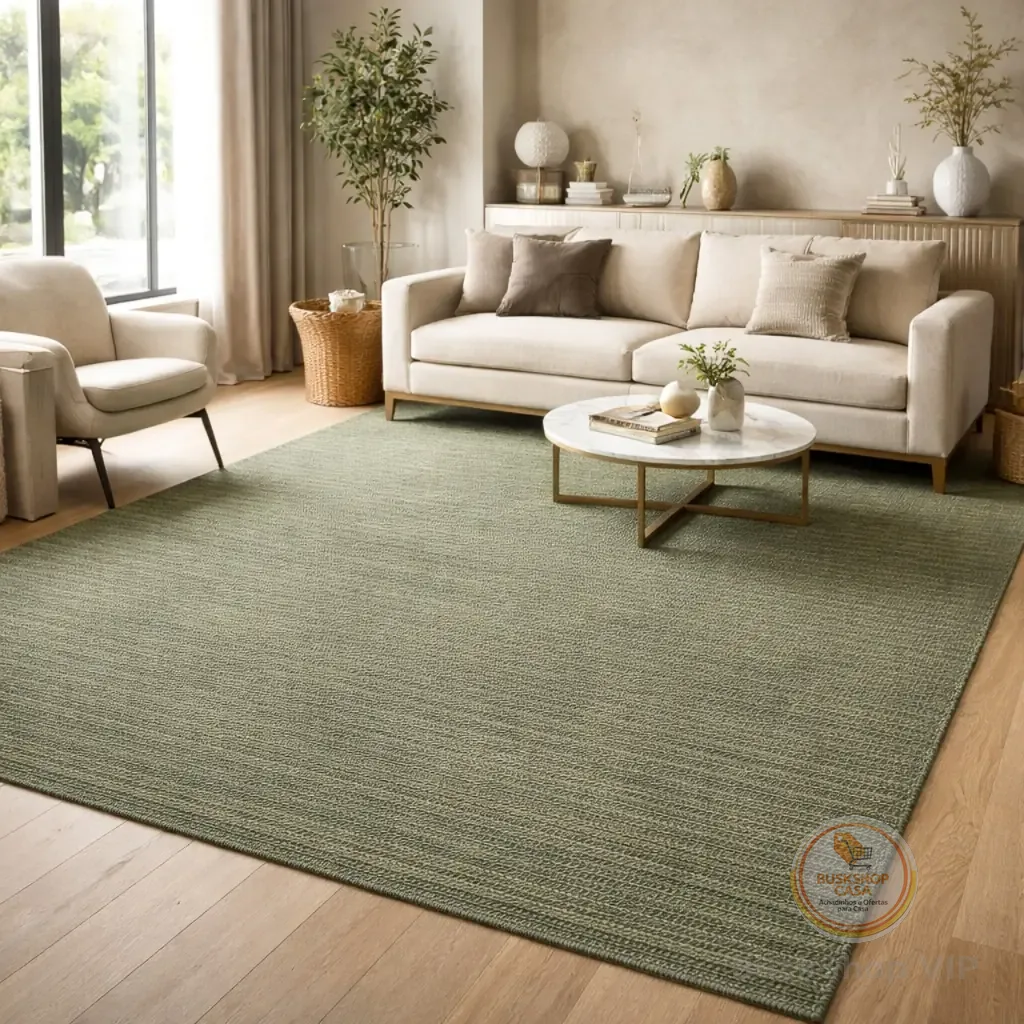 Tapete de Sala 200x250 Luxo Sisal Melhor Preço Estilo e Praticidade na Decoração