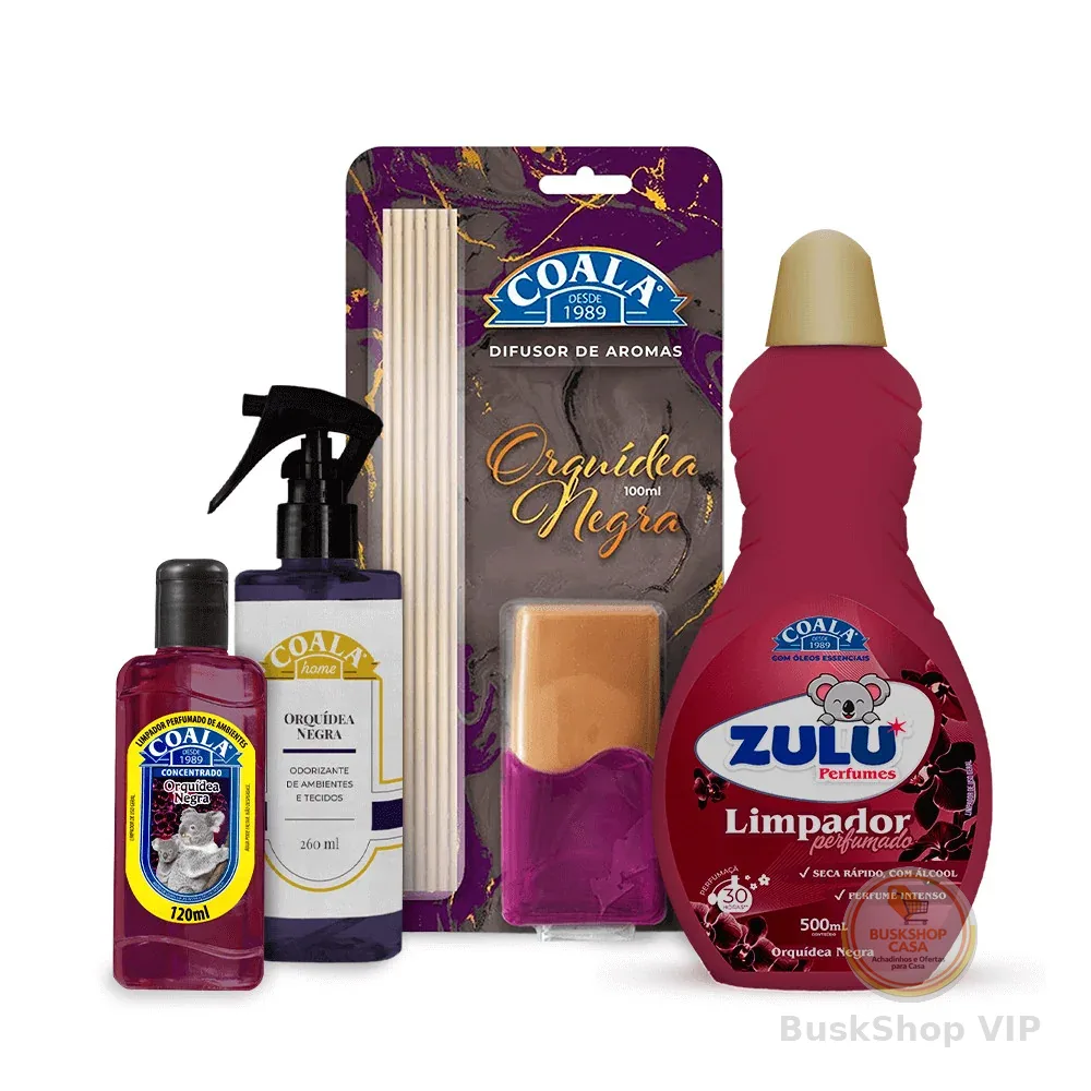 🛍️  Kit Coala - Os  Favoritos Orquídea ​Negra