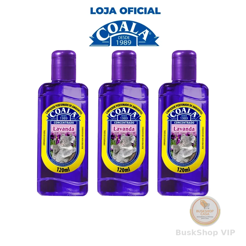 🛍️ Combo 3  Limpadores Coala Lavanda  120 ml