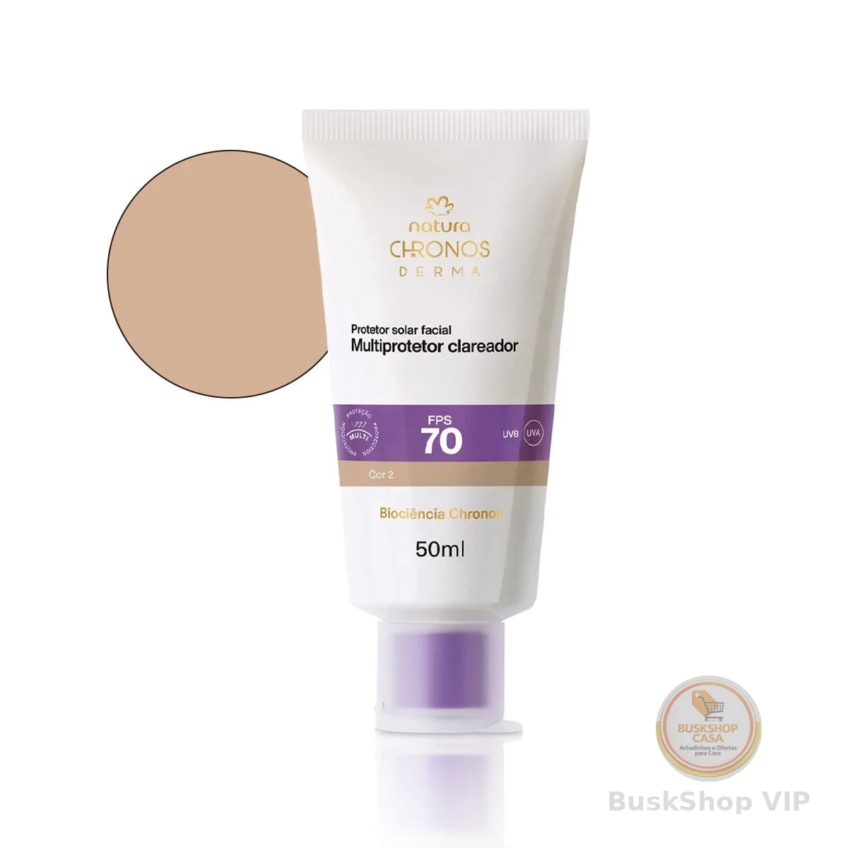 Multiprotetor Clareador de Manchas Solares FPS 70 Chronos Derma