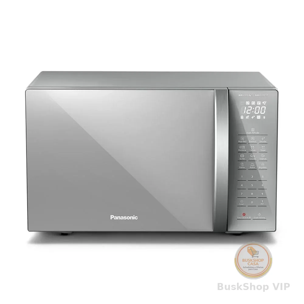 Panasonic Micro-ondas 34L Inox Antibactéria 127v NN-ST67LSRU