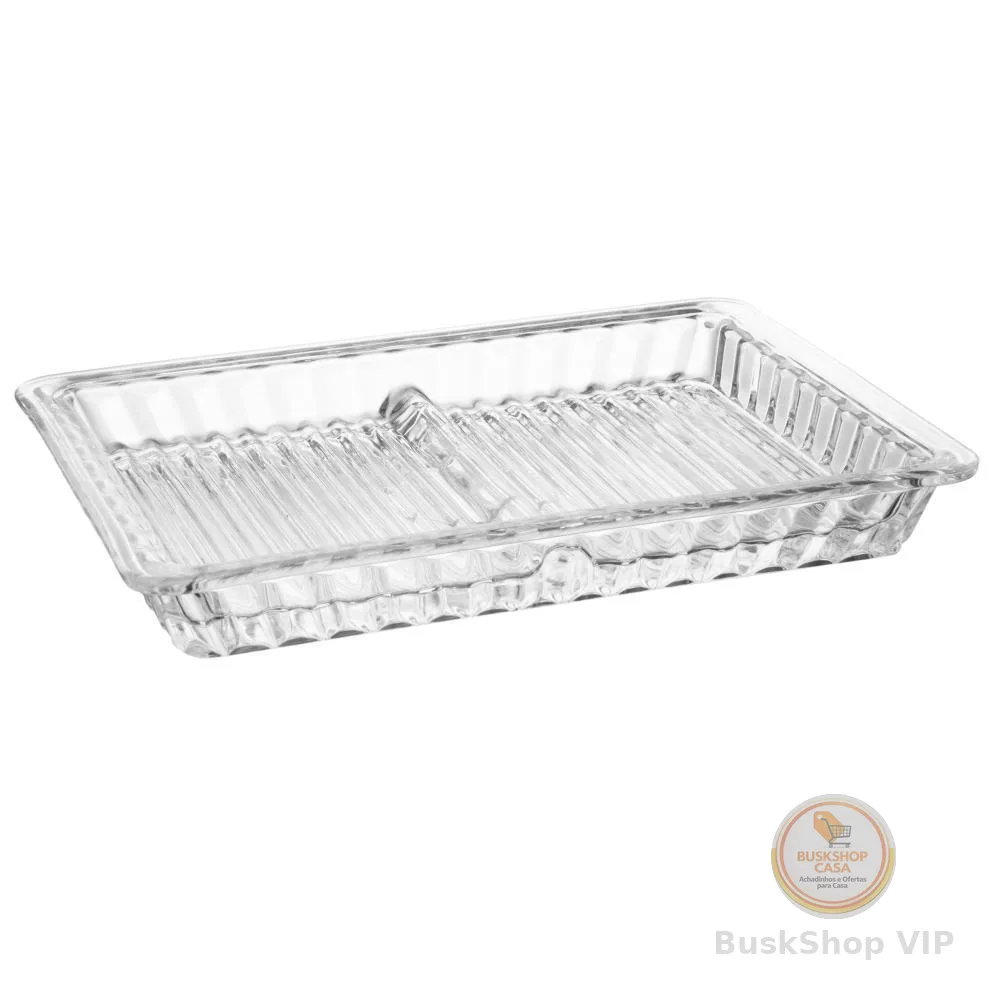 Porta Frios Renaissance Lyor 20cm x 15cm x 7cm Cristal