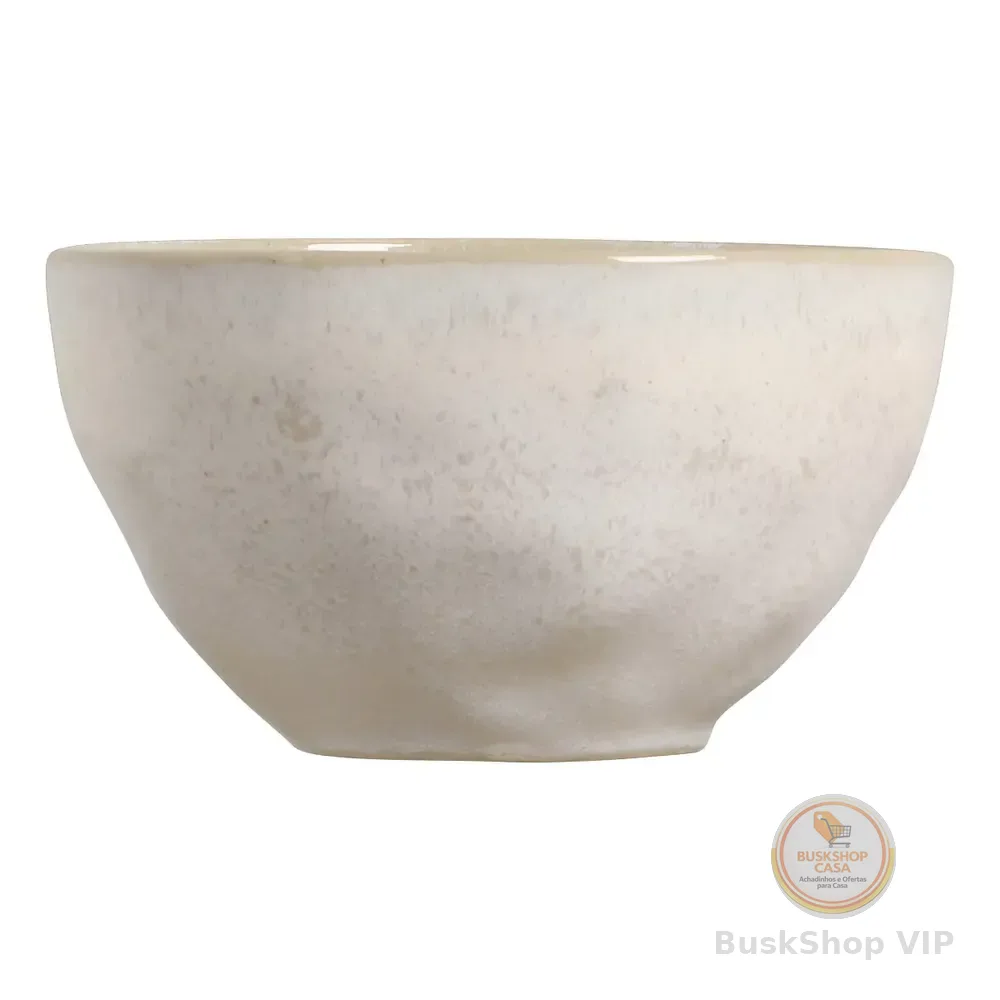 Conjunto 6 Bowls Stoneware Porto Brasil Orgânico Latte 558ml Cru