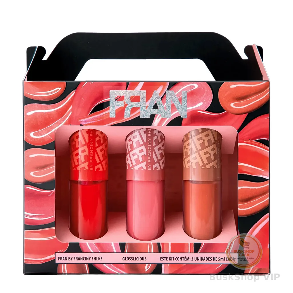 Fran by Franciny Ehlke Kit Glosslicious (3 produtos)