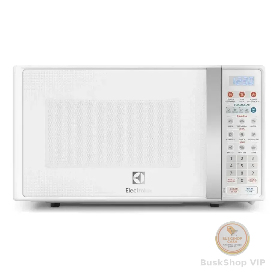 Micro-ondas Electrolux 20l Branco Com Função Tira Odor E Descongelar Mto30 127v