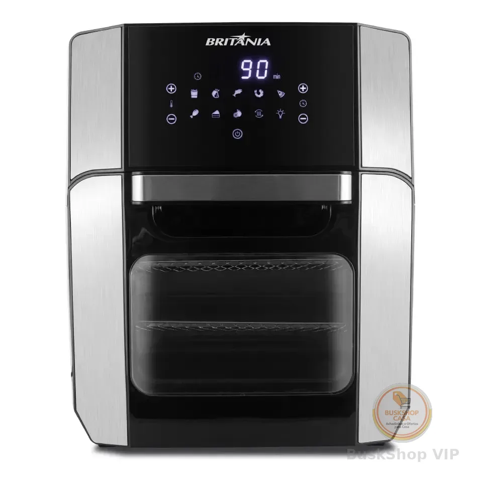 Fritadeira Air Fry Oven Bfr2100p 12 Litros 1800w Britânia Preto 127v