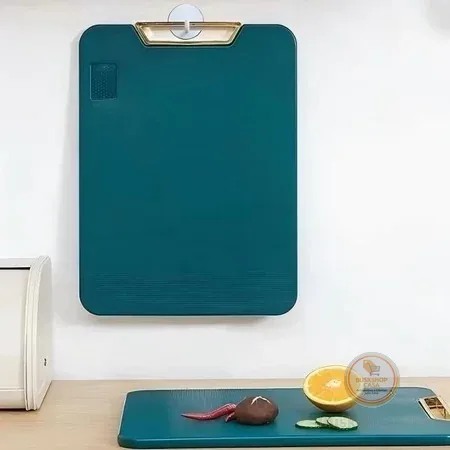 Tábua De Corte Antibacteriana À Prova De Mofo 35cm Com Suporte Em Pé Para Cozinha