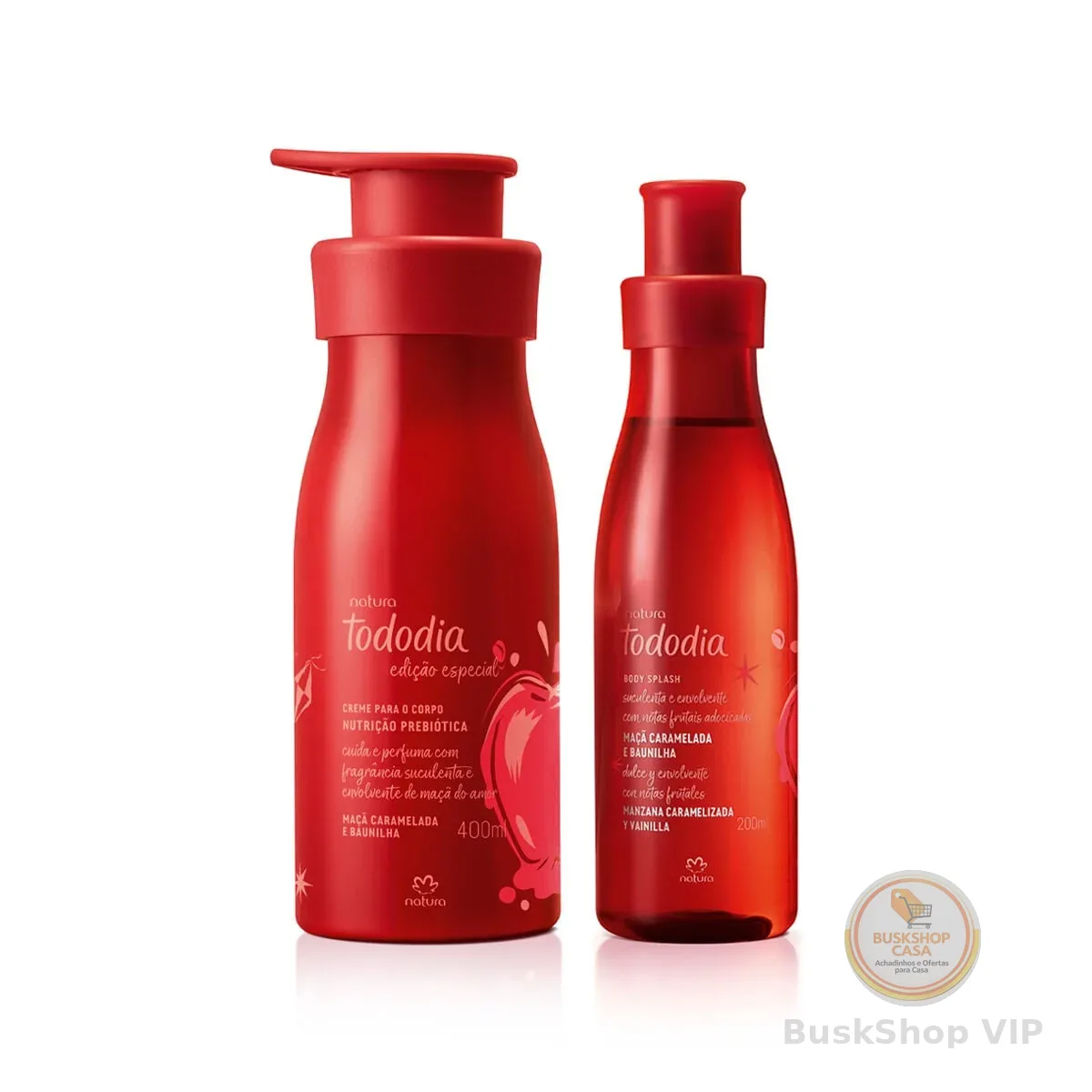 Kit Tododia Maçã Caramelada e Baunilha com Body Splash (2 produtos)