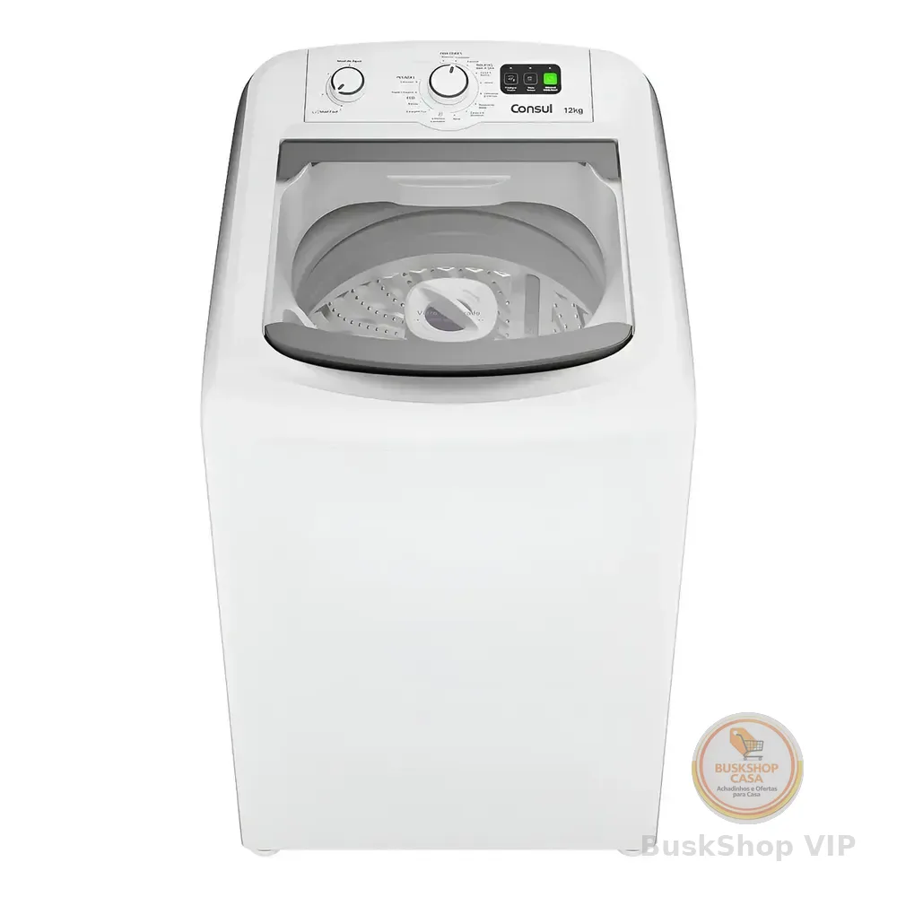 Máquina De Lavar Branca Consul 12kg Com Dosagem Econômica E Cor Branco 110v 127v