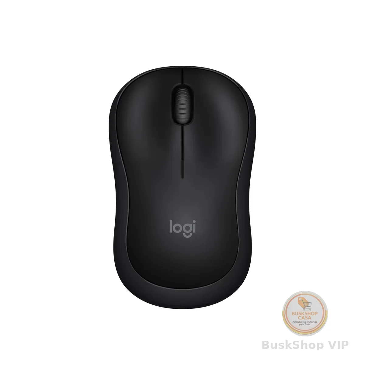 Mouse Sem Fio Logitech M240 com Conexão Bluetooth, Clique Silencioso, Design Ambidestro Compacto, Bateria de 18 Meses, Compatível com Windows, macOS, ChromeOS - Preto