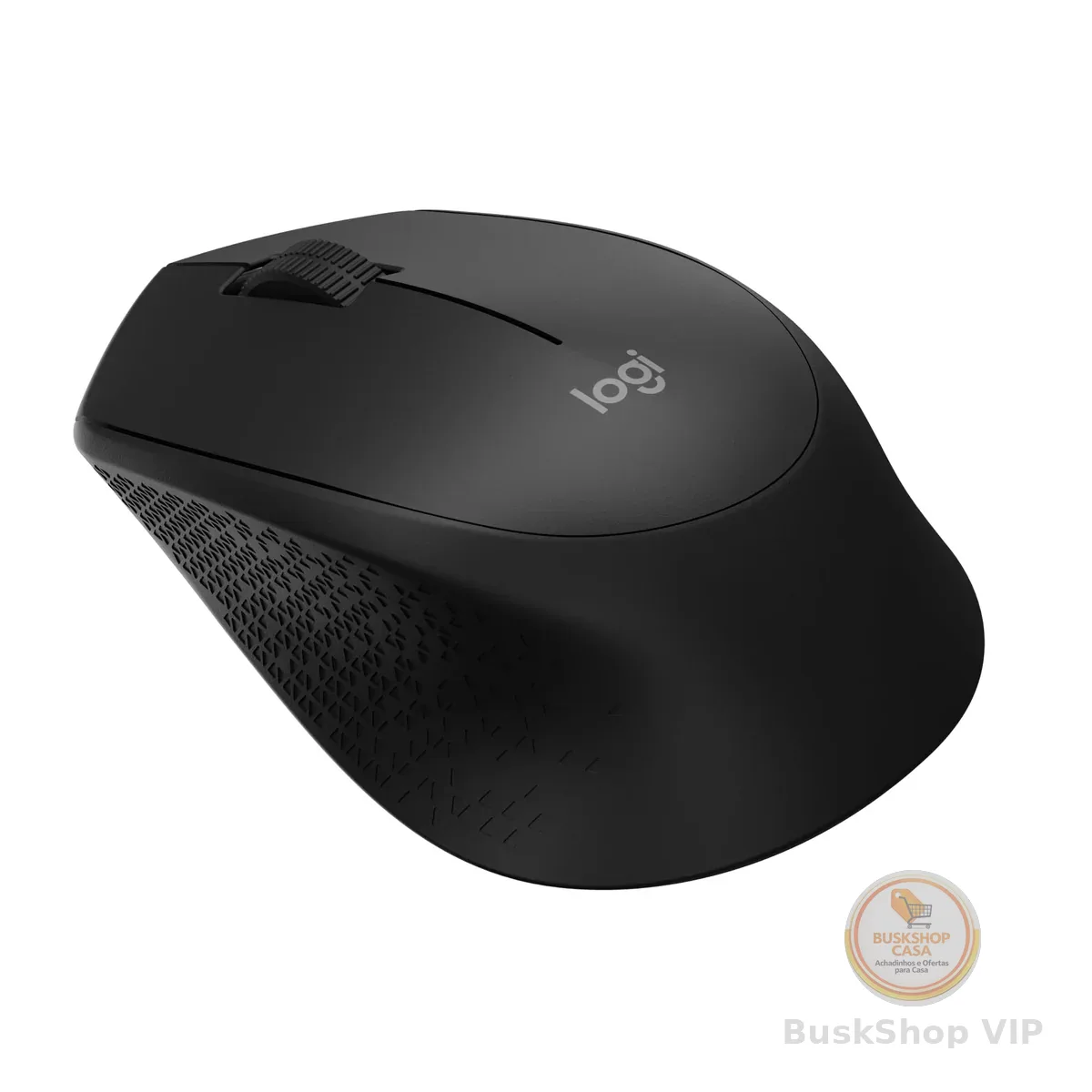 Mouse sem fio Logitech M280 com Conexão USB e Pilha Inclusa - Preto