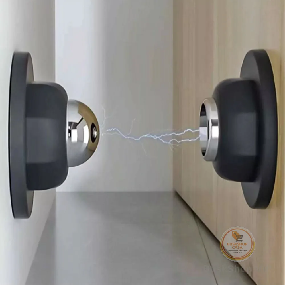 Prendedor Fixador Trava Porta inox Magnético Adesivo Inox