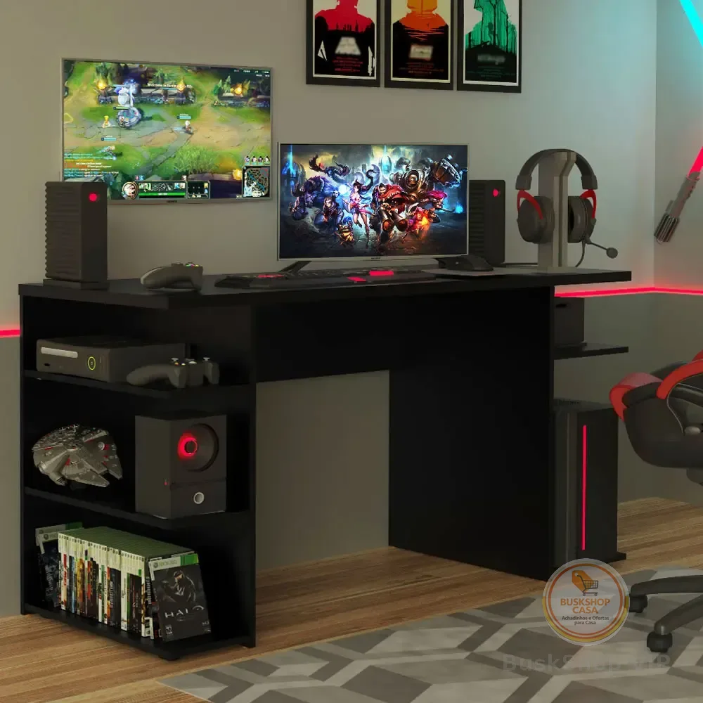 Mesa Gamer Madesa 9409 - Preto