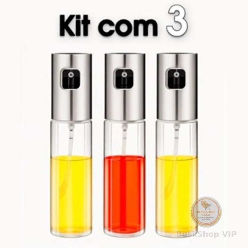 1/2/3 Peças Borrifador Azeite Pulverizador Premium Culinário Adequado Para Cozinhas 100ml Promoção