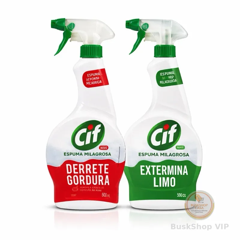 🛍️🧽✨ Cif Espuma Milagrosa – Derrete Gordura e Extermina Limo – 500ml