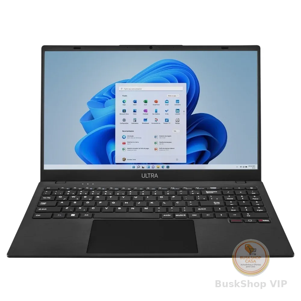🛍️Notebook Multi Ultra Celeron N4020C 4GB 128GB W11 15,6'' Cinza - UB261