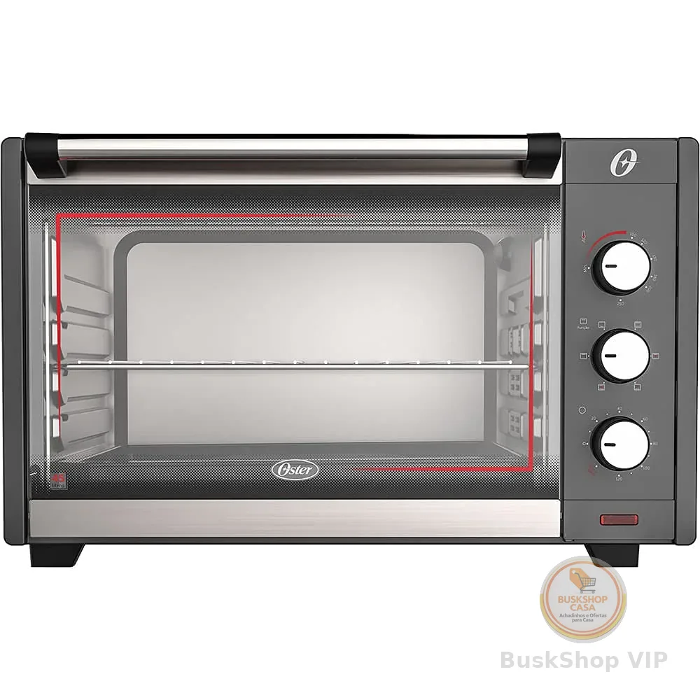 Forno Elétrico Oster, 45L, 220V, Grafite, 2000W, OFOR455