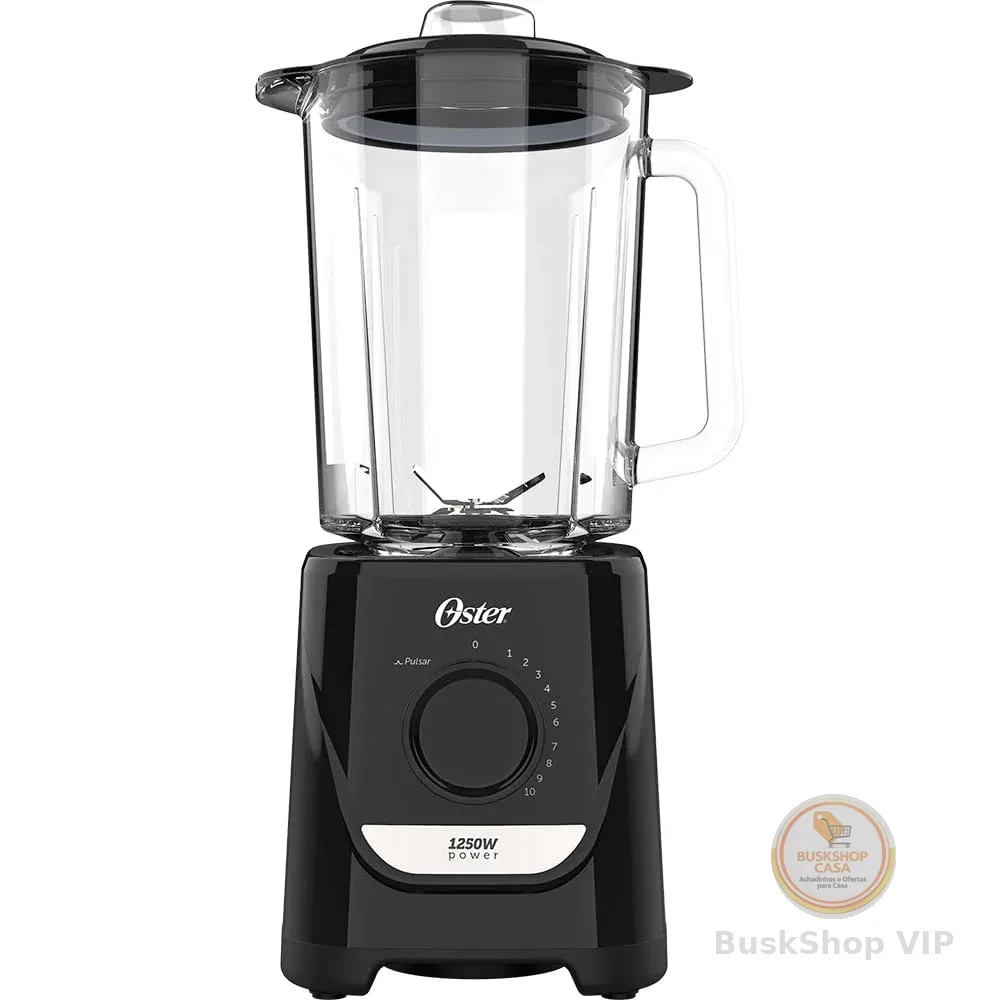 Liquidificador Power Oster Preto 2,2l 220V - OLIQ520, OLIQ520-220V
