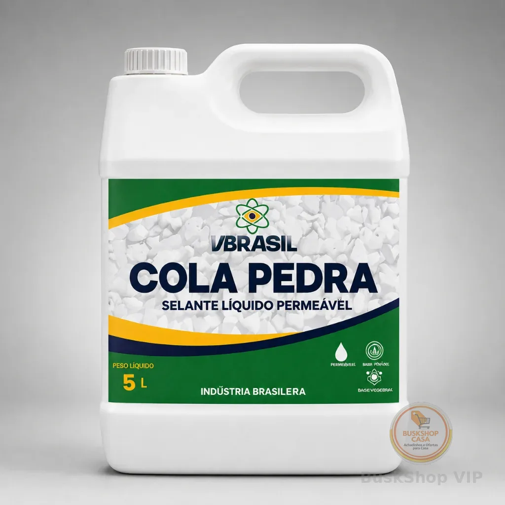 COLA PEDRA VBRASIL 5 L I COLA E FIXA PEDRAS COM ALTA DURABILIDADE