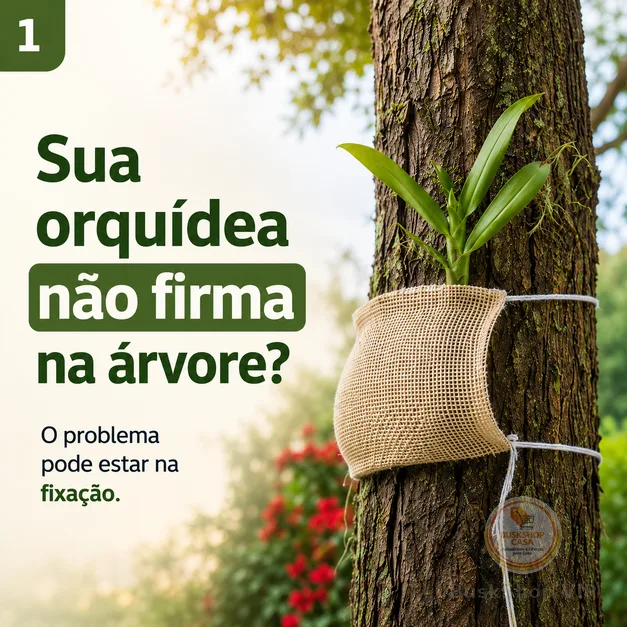 Enraizador para Fixar Orquídeas Acompanha Substrato Premium Amarre Essa Ideia