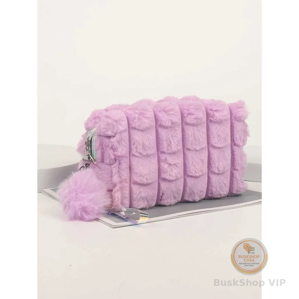 Nécessaire Maquiagem Pelúcia