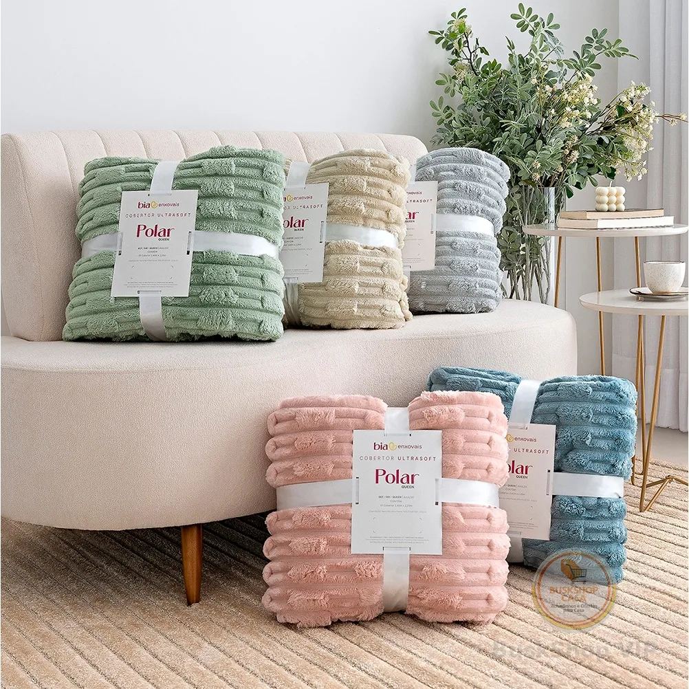 Cobertor Queen Avulso 2,20m x 2,40m Manta Flannel Polar