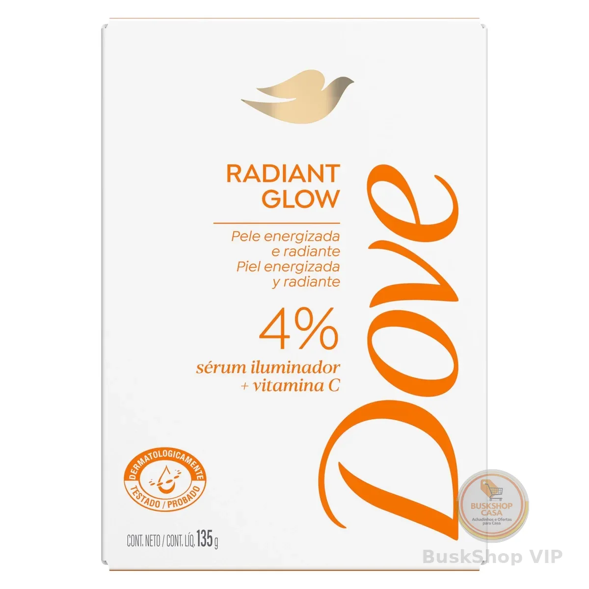 Dove Sabonete Sérum Em Barra Radiant Glow 135g