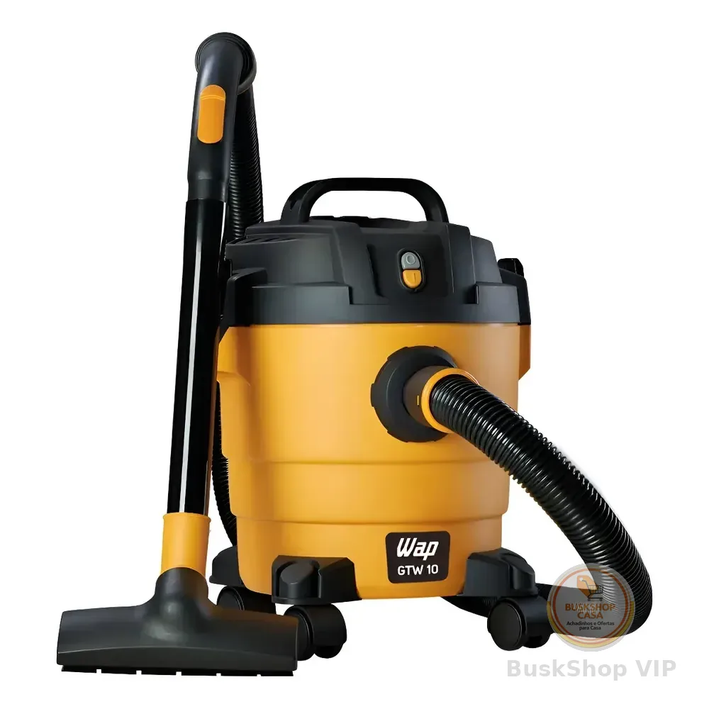 Aspirador De Pó E Água Wap Gtw 10 10l Amarelo E Preto 127v  Amarelo/preto 127v