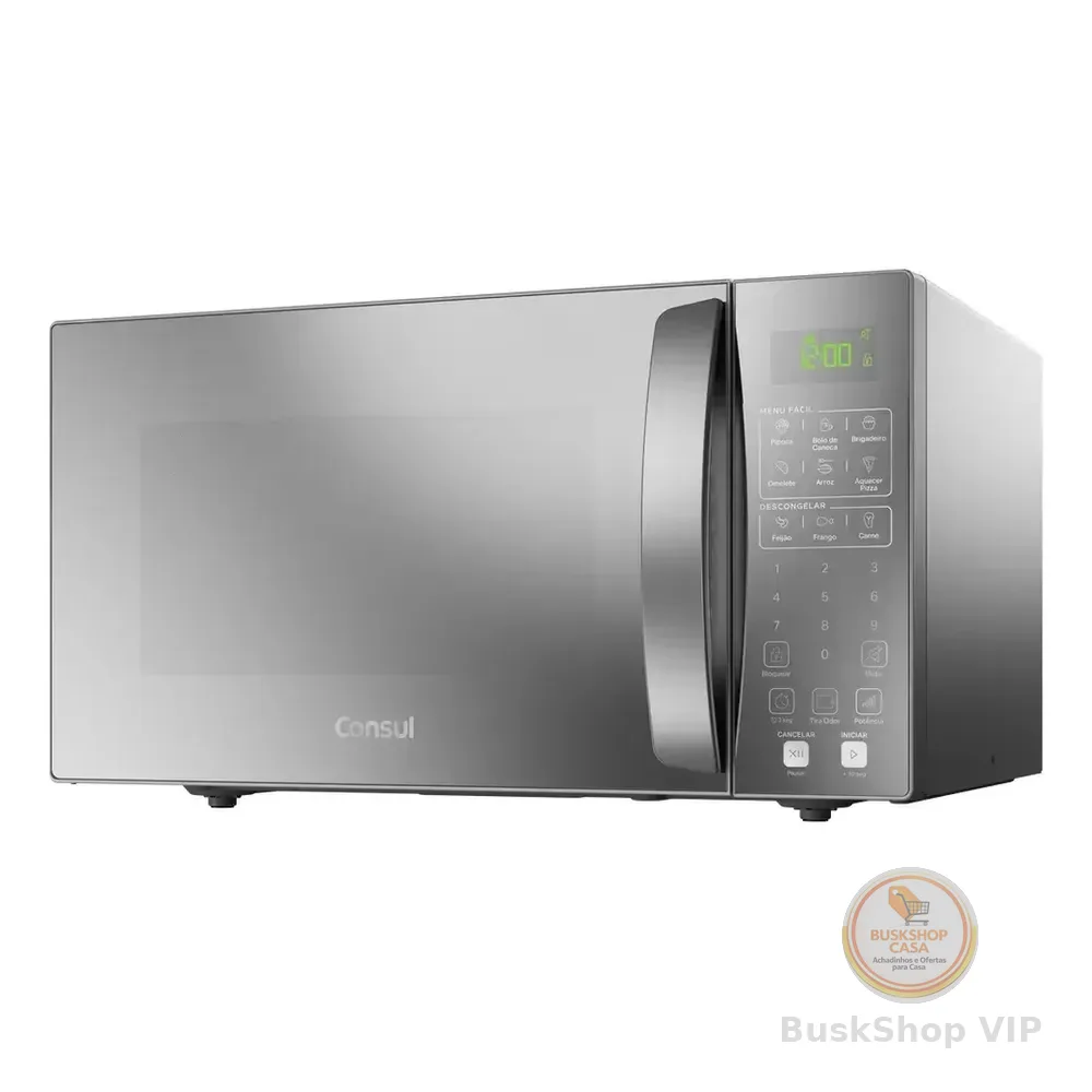 Micro-ondas 32 Litros Cms46ar Cinza Consul 127v