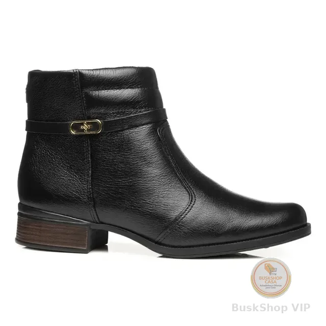 Bota Pegada Feminina Confortável Couro Original 282014