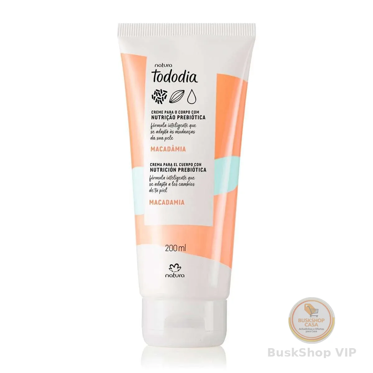 Creme Desodorante Nutritivo para o Corpo Tododia Macadâmia