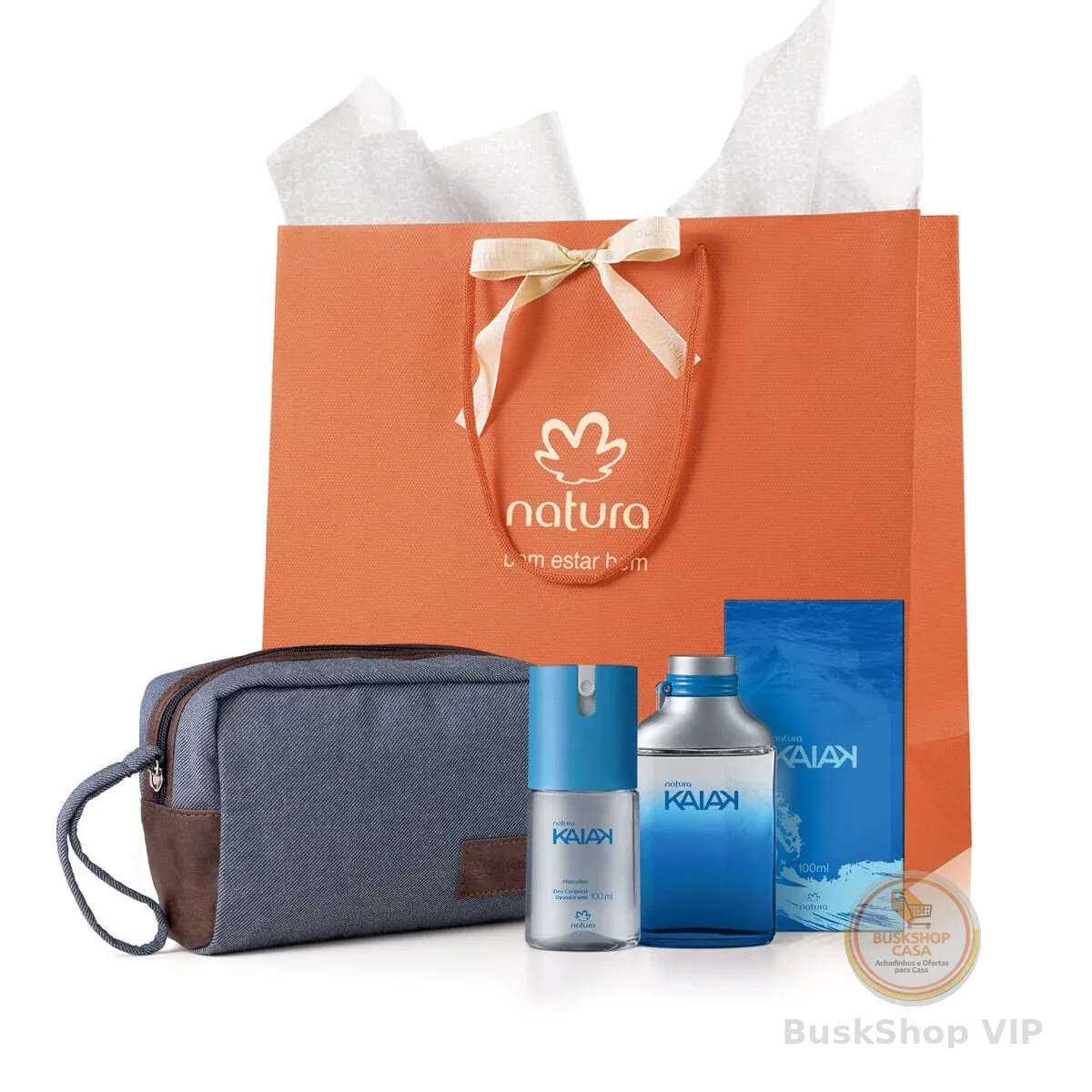 Presente Natura Kaiak com Nécessaire (3 produtos)