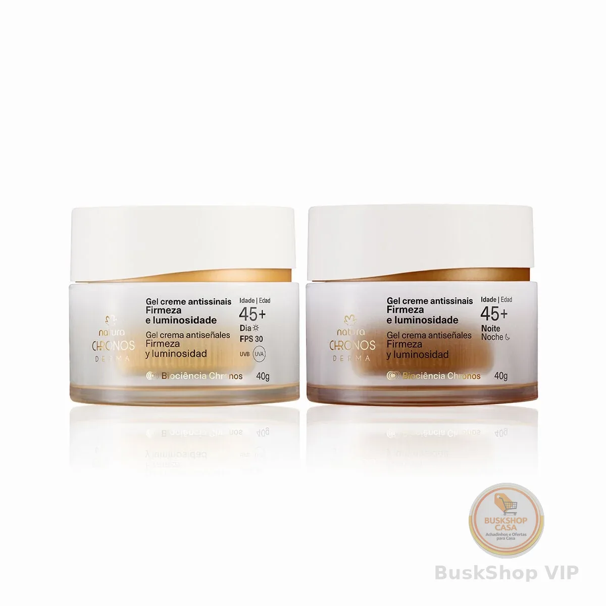 Kit Dupla Antissinais 45+ Chronos Derma (2 produtos)