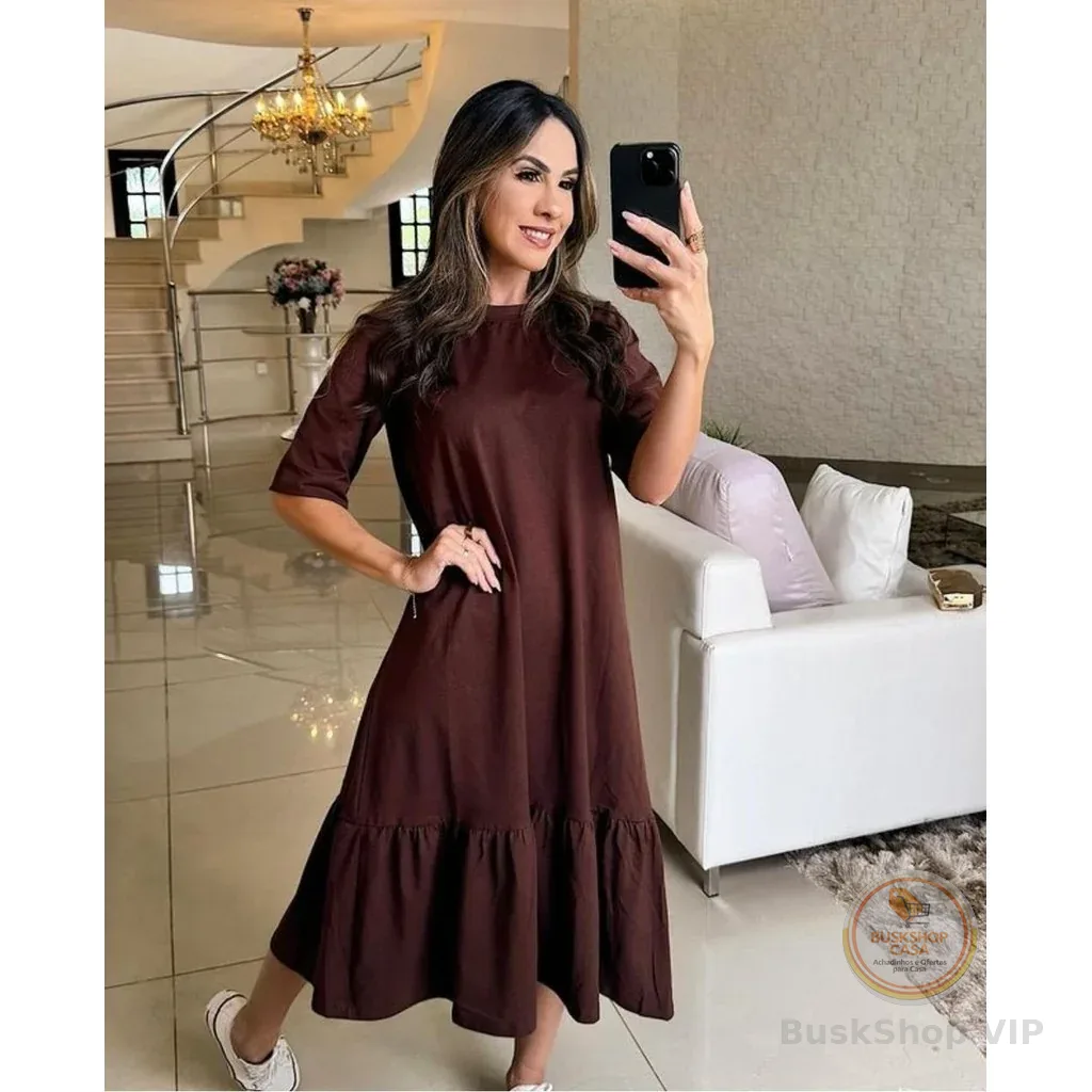 Vestido Midi Feminino Savana