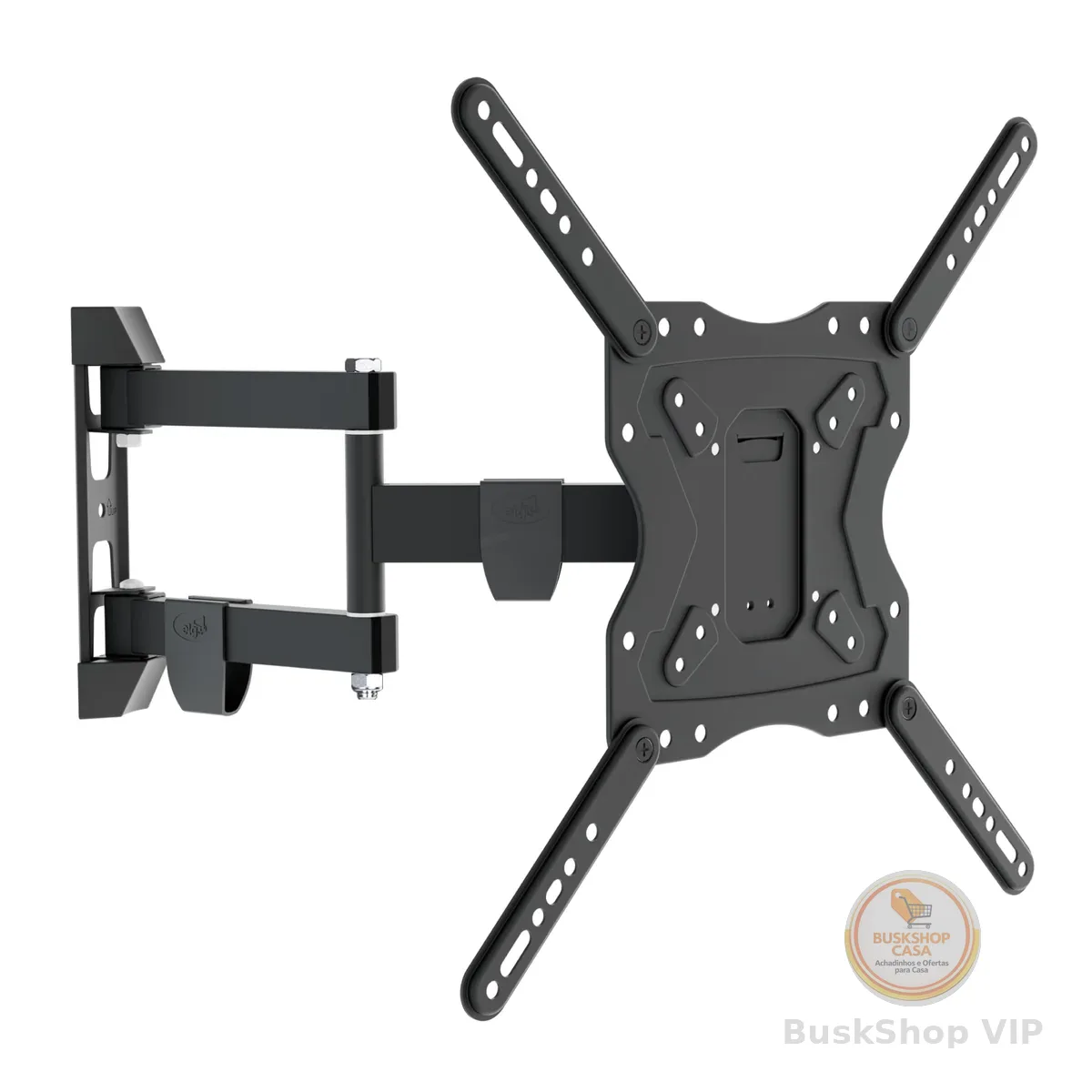 ELG, FULL40_PRO, Suporte de Parede Multiarticulado, Movimentação Total para TVs de 26'' a 65'' com Maior Comprimento de Braço, Capacidade Máxima de 30 kg, Preto