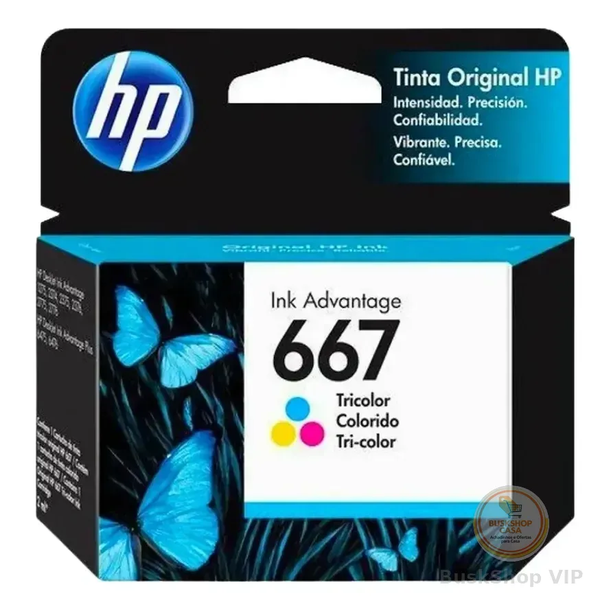 Cartucho De Tinta Hp Tricolor 667