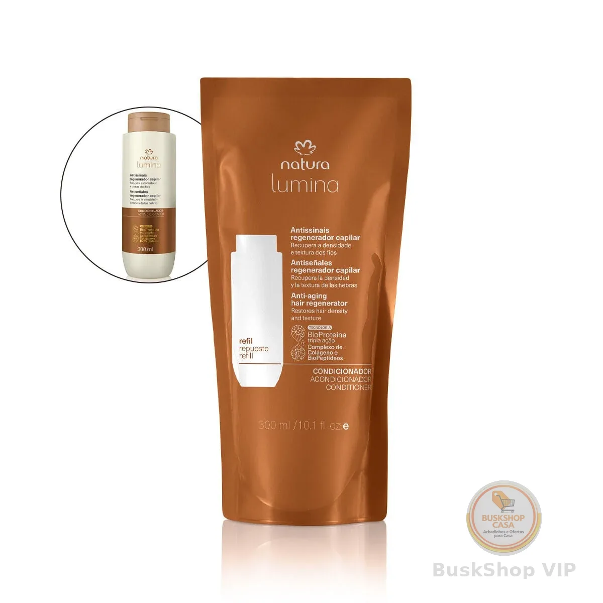 Refil Condicionador Antissinais Regenerador Capilar Lumina