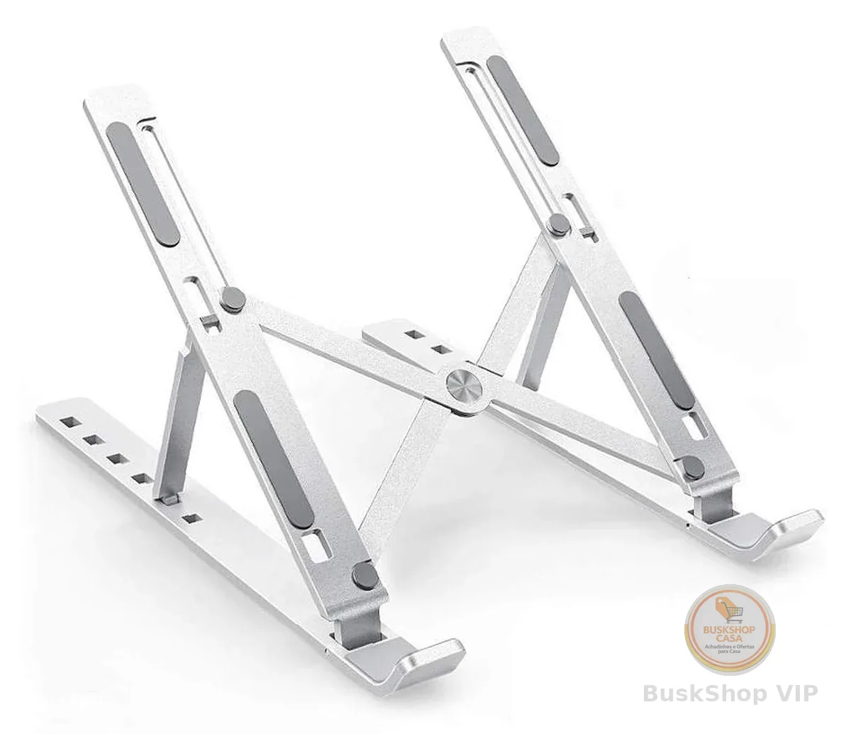Suporte Para Notebook E MacBook em Alumínio com Altura Ajustável