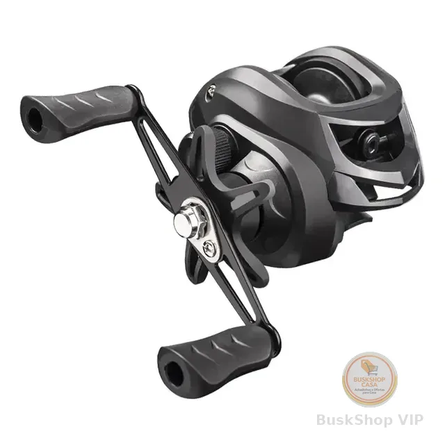 Carretilha De Pesca,18+1 Rolamentos 7.2:1 Pescaria Black