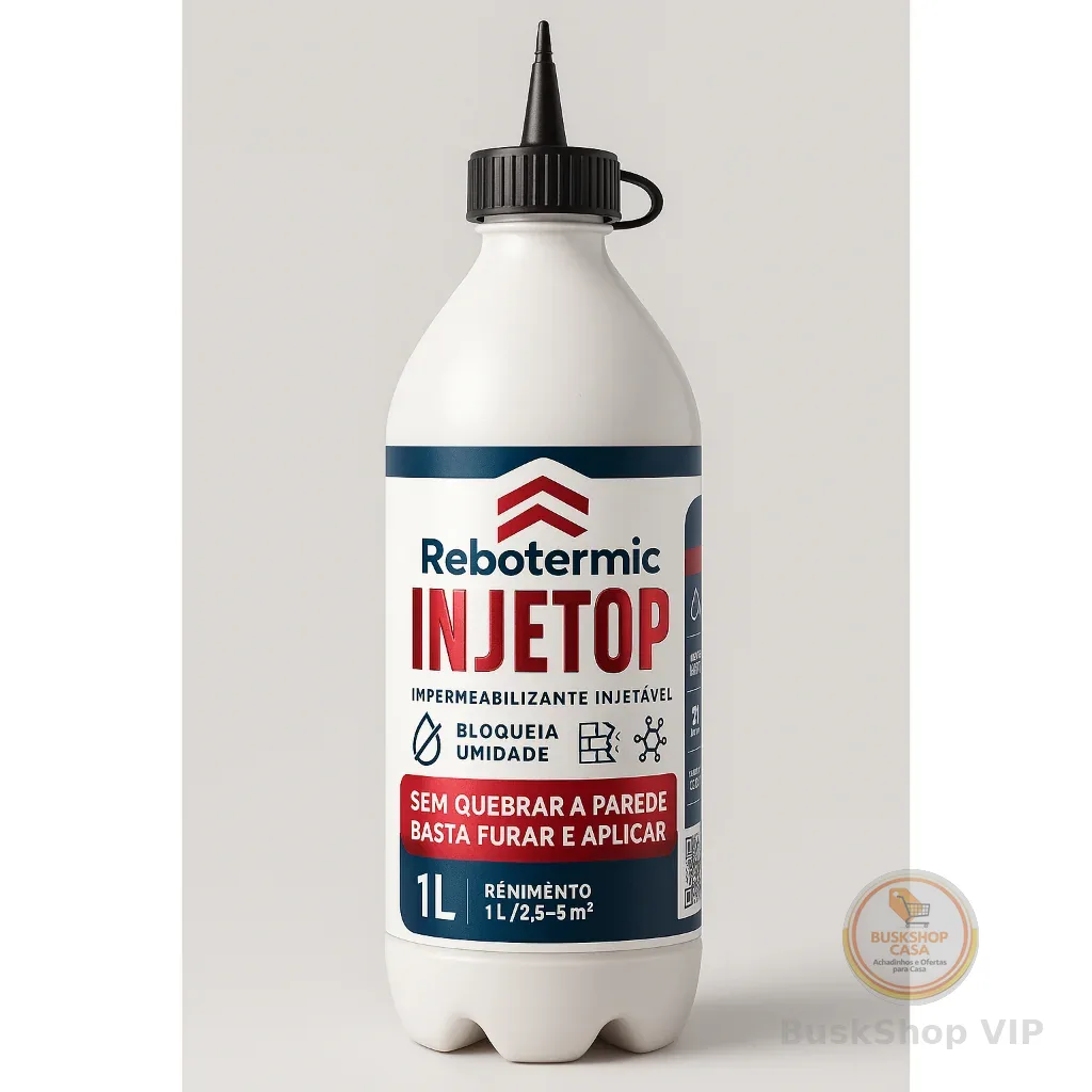 INJETOP REBOTERMIC 1L - IMPERMEAILIZANTE PARA RODAPÉ DE PAREDE