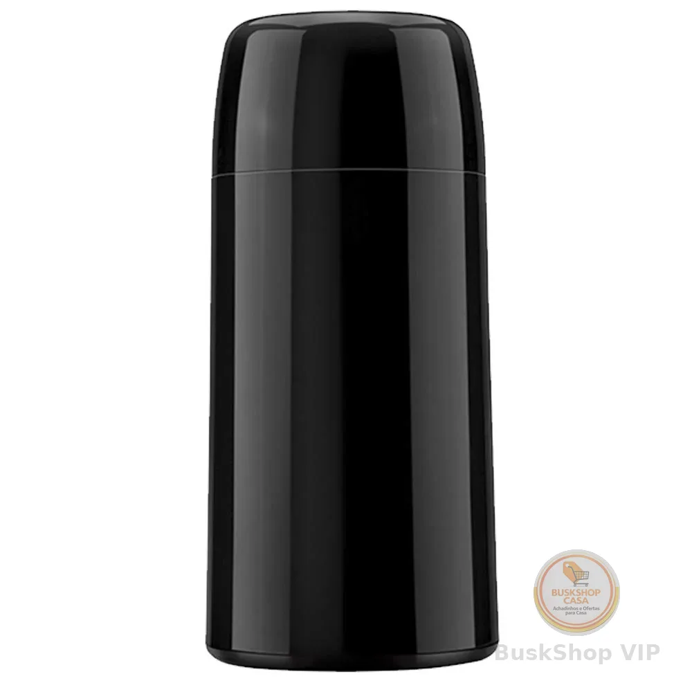 Garrafa Térmica Firenze Mini 250ml Preto Invicta