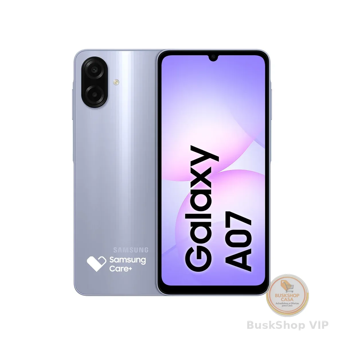 Celular Samsung Galaxy A07 128GB, 4GB, Câm. 50MP, Tela 6.7"- Violeta