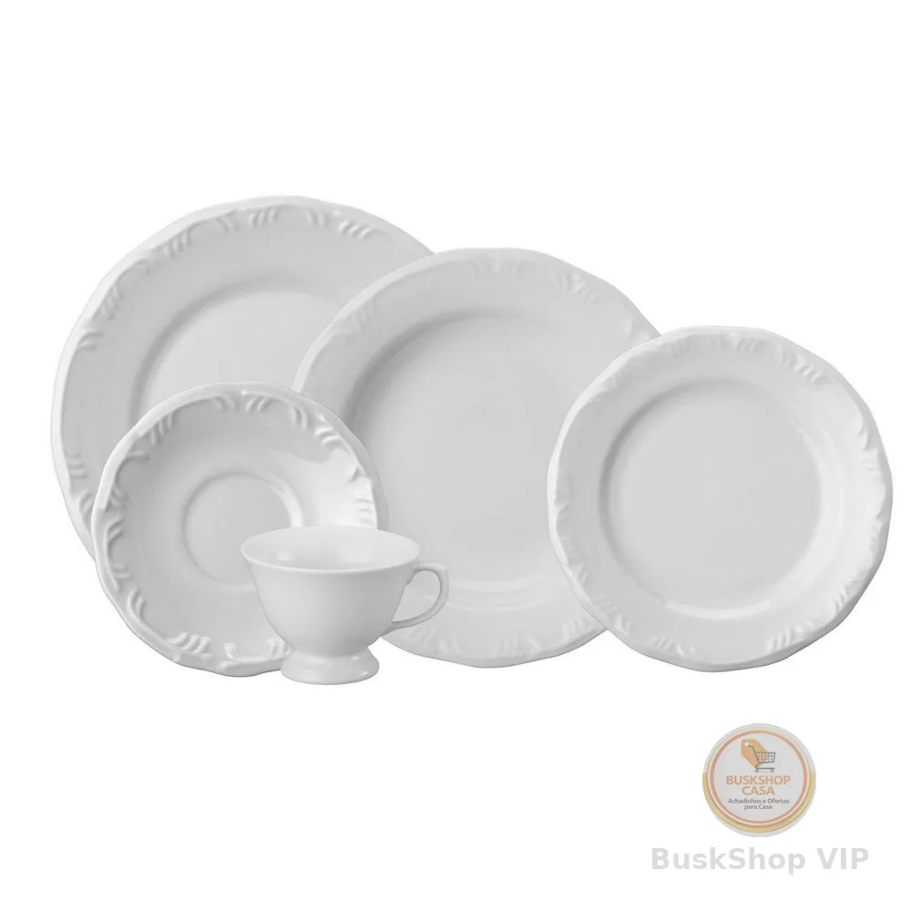 Jogo de Jantar 20 Peças Chá Pomerode Porcelana Schmidt