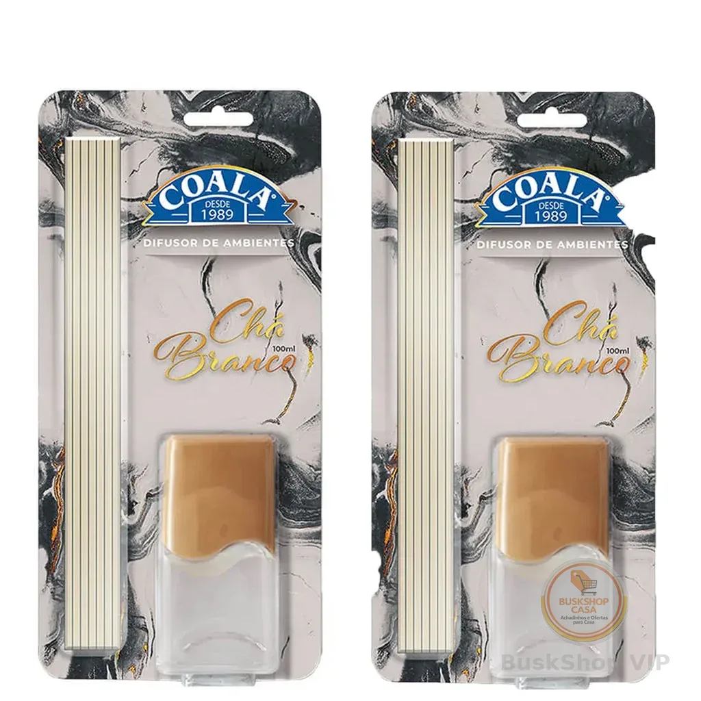 KIT C/2 DIFUSOR DE AROMAS COALA CHÁ BRANCO 100ML